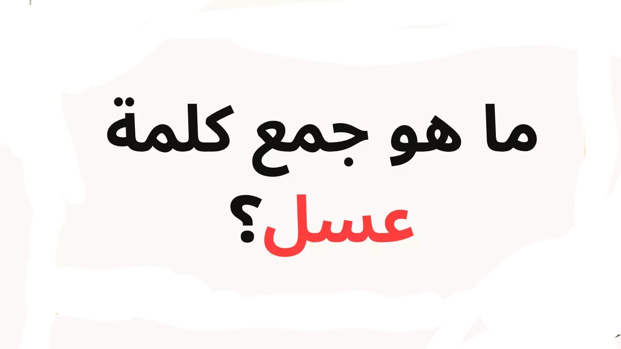 لغز حير العقول !! .. هل تعرف ما هو جمع كلمة {عسل} في اللغة العربية ؟؟.. أغرب من الخيااال