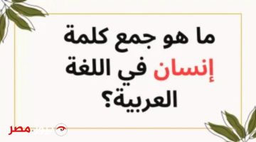 2% اللي  يعرفها».. ما هو جمع كلمة «انسان» في اللغة العربية؟.. إجابة السؤال مش متوقعه