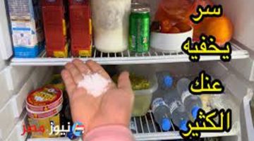 فكرة مش هتخطر على بالي الجن الازرق.. ضعي الملح في الثلاجة.. قالها فني تصليح الثلاجات 